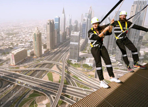 Combo : Dubai Fountain Show & Lake Ride + Sky Views